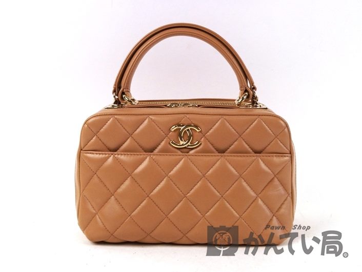 CHANEL(シャネル) ショルダーバッグ美品  トレンディCCボーリングバッグ/マトラッセ A93007 ピンク 2way/チェーンショルダー/ゴールド金具 ラムスキン 質屋かんてい局オンラインショップ / 加盟店 CHANEL【シャネル