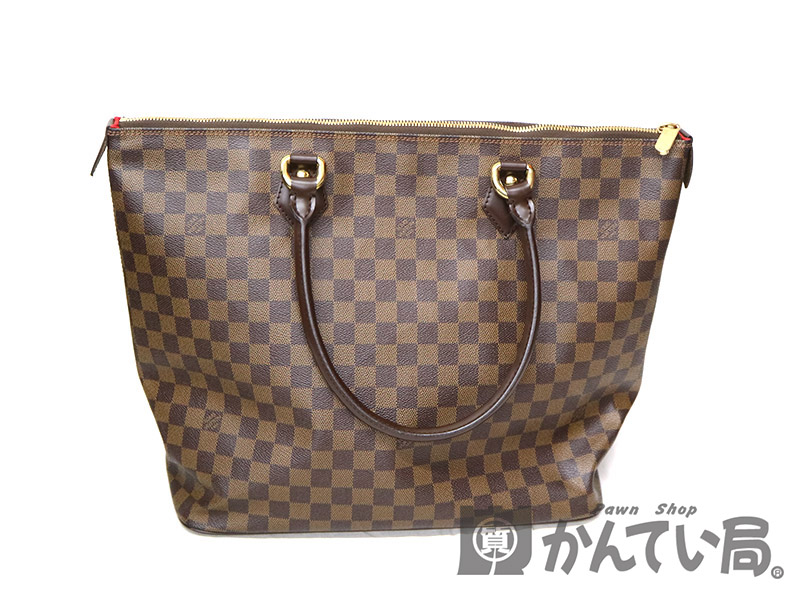 LOUIS VUITTON ルイヴィトン ダミエ サレヤGM トートバッグ N51181 ブラウン by