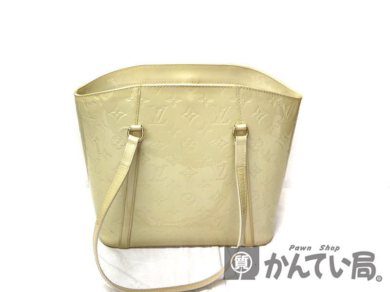 LOUIS VUITTON 【ルイ・ヴィトン】　M91743　アヴァロンMM　モノグラム・ヴェルニ　ブロンコライユ　イエロー系　レディース　バッグ　 【中古】　USED-6 質屋　かんてい局茜部店　a19-4319