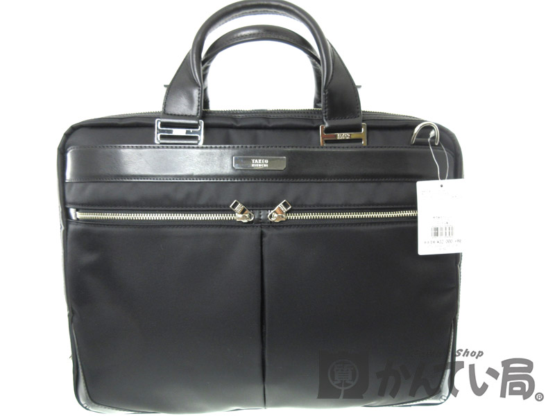 質屋かんてい局オンラインショップ Takeo Kikuchi タケオキクチ ビジネスバッグ 通勤バッグ ハンドバッグ 2wayバッグ ショルダー バッグ ナイロン ブラック系 大収納 ファション ブランド メンズ 中古 Used S 10 特上品 K19 4574 質屋 かんてい局春日井店