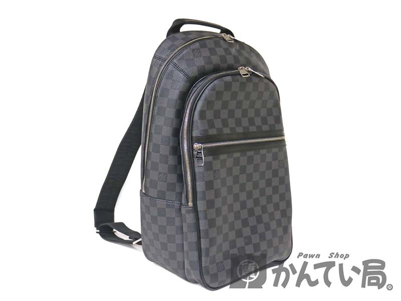 LOUIS VUITTON【ルイ・ヴィトン】N58024 ミカエル バッグパック リュック ダミエ・グラフィット メンズ【中古】質屋 かんてい局小牧店 c19-4122　USED-10