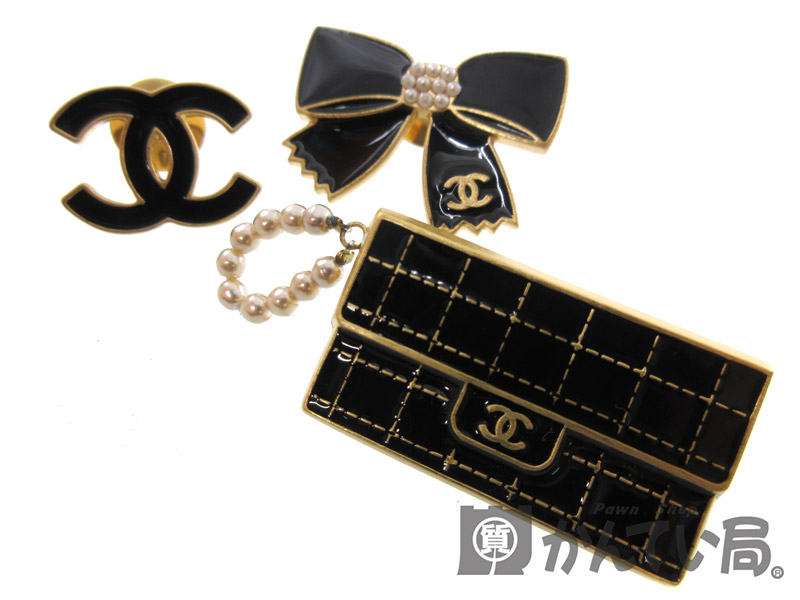 超特価sale開催！】 CHANEL ピンクビジ ピンブローチ 3点セット 3個