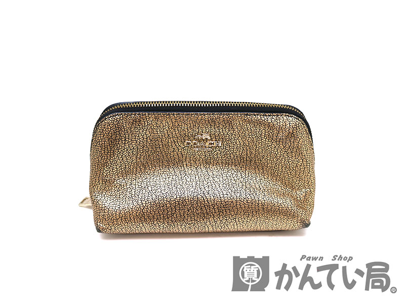 コーチ/ ポーチ ゴールド 質屋かんてい局オンラインショップ / COACH