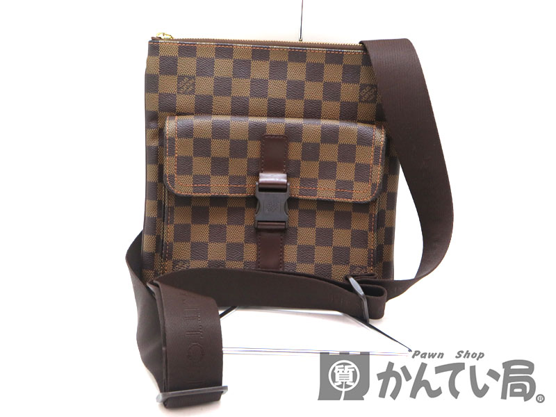 質屋かんてい局オンラインショップ / LOUIS VUITTON【ルイヴィトン】 N51127 ポシェット・メルヴィール ダミエキャンバス エベヌ  ブラウン系 ショルダーバッグ USED-7【中古】 a19-9987 質屋 かんてい局茜部店