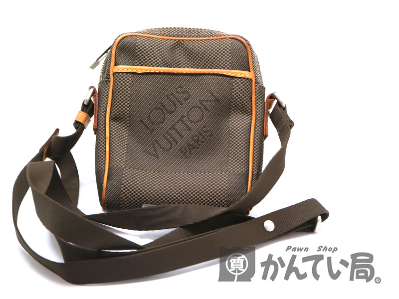 LOUIS VUITTON【ルイヴィトン】　M93621 ミニ・シタダン　ダミエ・ジュアン　テール　ブラウン系　ショルダーバッグ　USED-6【中古】　 a19-10368　質屋　かんてい局茜部店