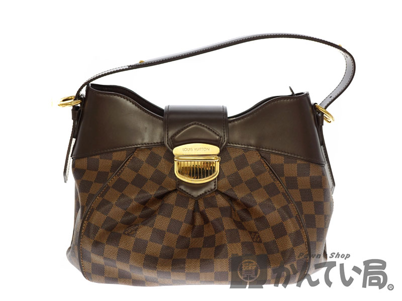 LOUIS VUITTON【ルイヴィトン】N41541 システィナMM ダミエ・エベヌ ブラウン系 スリーズ レッド系 ショルダーバッグ 鞄 カバン  レディース【中古】 USED-7 質屋 かんてい局北名古屋店 n3100314928800014