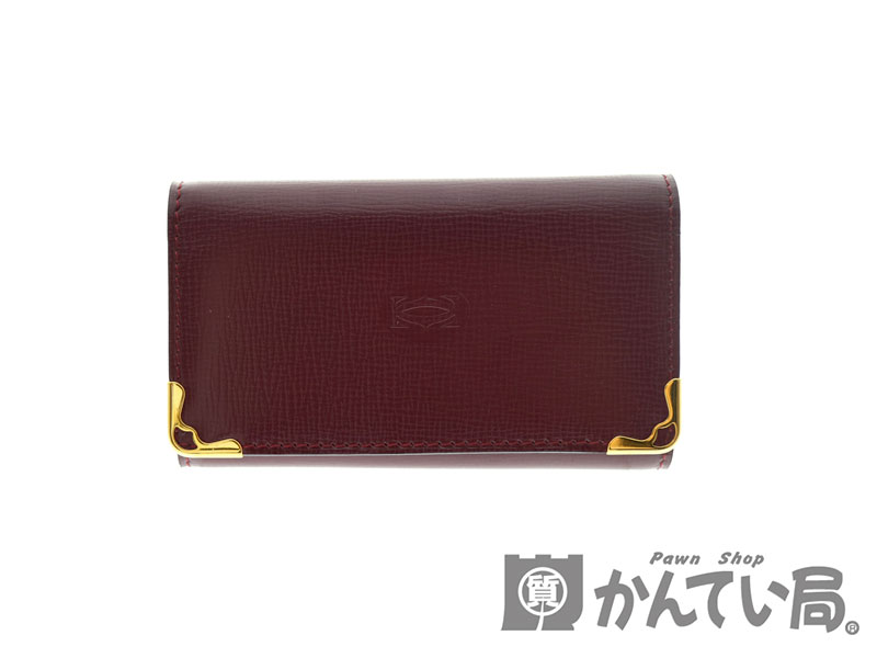 must de Cartier 6連キーケース ボルドー Cartier カルティエ 6連キー