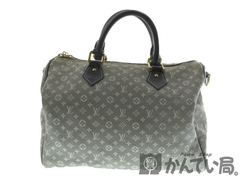 LOUIS VUITTON【ルイヴィトン】M56703　スピーディバンドリエール30　 モノグラムイディール　キャンバス　 アンクル（ネイビー系）ファッション　ブランド　レディース　【中古】USED-AB【7】k3100879928900004　質屋　かんてい局春日井店