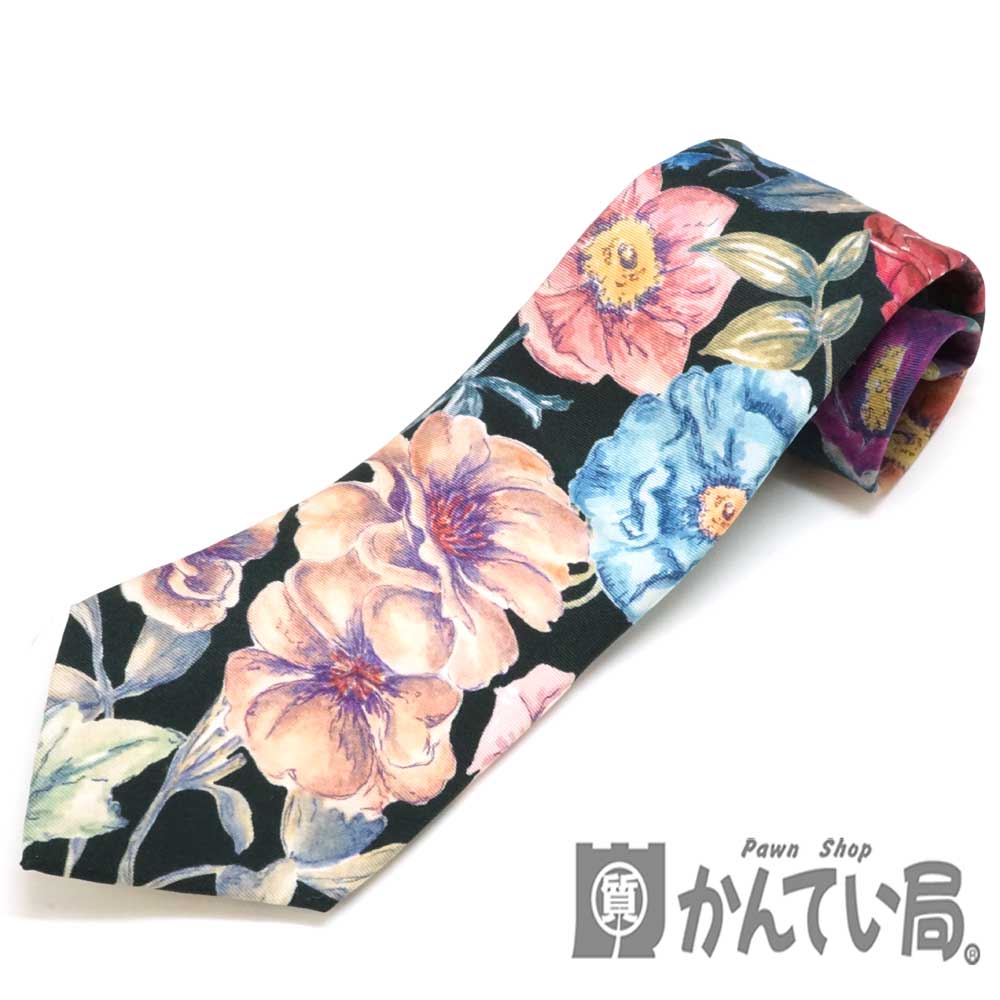 ポールスミス　ネクタイ　ボタニカル　花柄　植物柄　ジャガード　ハイブランド　高級 未使用級】ポールスミス ネクタイ ボタニカル ジャガード 現行