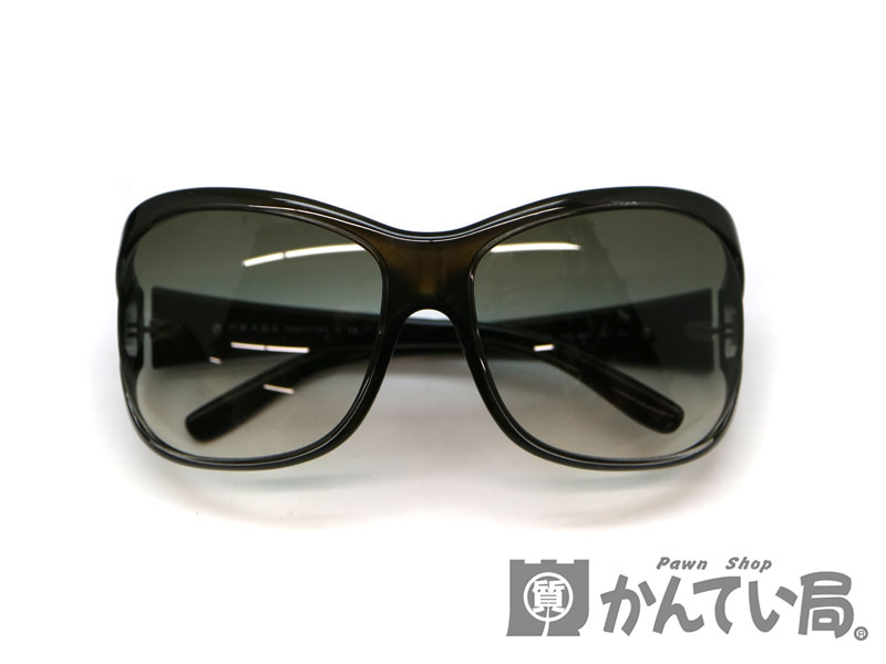 PRADA【プラダ】SPR05L　サングラス　プラスチック　カーキ系　61□17　125　USED-6【中古】A2000739　質屋　かんてい局茜部店