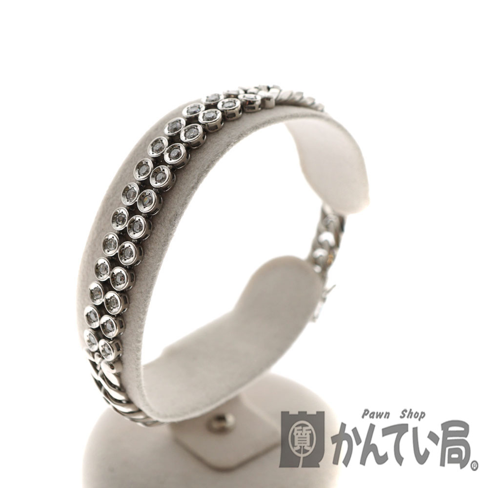 楽天市場】【中古】 ギメル ブレスレット ダイヤモンド プラチナ