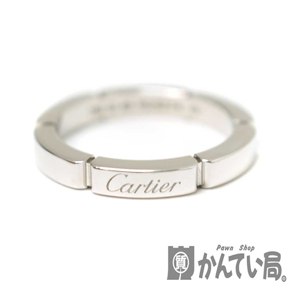 Cartier【カルティエ】マイヨンパンテールリング K18WG(ホワイトゴールド)指輪 シンプル アクセサリー ジュエリー 46(約6号)レディース【中古】 USED-9 質屋 かんてい局北名古屋店 n20-449
