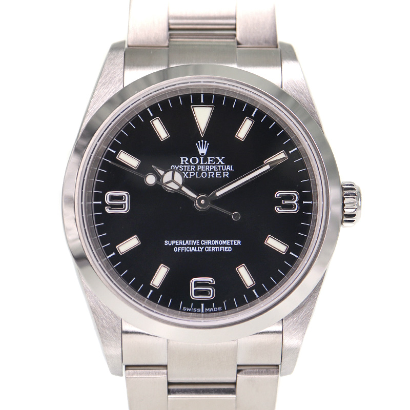ロレックス Rolex 114270 エクスプローラー1 ブラック メンズ 腕時計【中古】