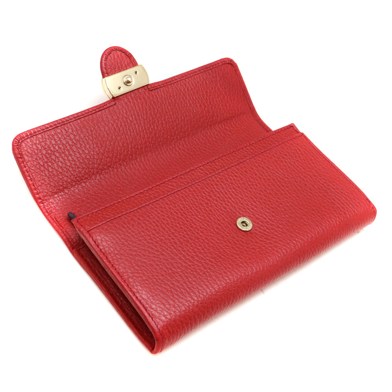 【5ab0127】グッチ 長財布 グッチシマ 388680 レザー レッド ゴールド金具【中古】レディース GUCCI◇長財布/PVC/BEG/総柄/レディース/388680 : セカンドストリート