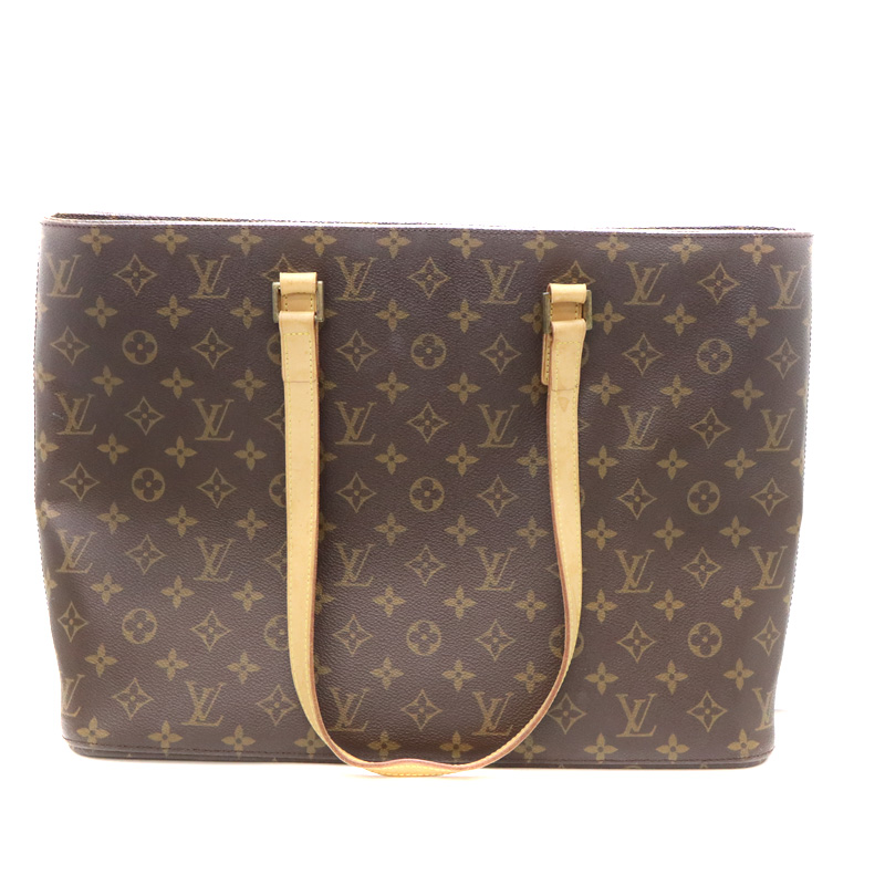 LOUIS VUITTON【ルイ ヴィトン】　M51155　ルコ　ショルダーバッグ　モノグラムキャンバス/PVC　トートバッグ　ブラウン系/茶色系　 LV　レディース　【中古】USED-6　 質屋　かんてい局茜部店　A23-144