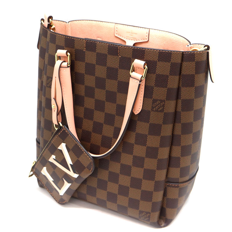LOUIS　VUITTON【ルイヴィトン】 N60297 ベルモントNV　BB　2WAYバッグ　ハンドバッグ　ショルダーバッグ　鞄　ダミエキャンバス　エベヌ　ブラウン系　ヴィーナス　ピンク系　LV 　USED-10　A21-218 質屋　かんてい局茜部店