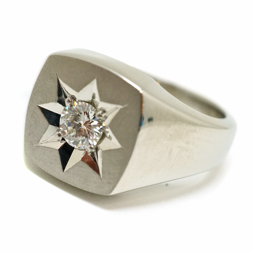 n*1様 プラチナリング　ダイヤモンド　Pm900 PT900 15号 プラチナ900/pt900】リング ダイヤモンド合計0.02ct (7号～15号