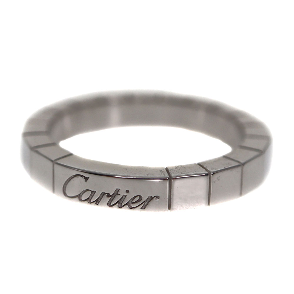 1円～ カルティエ K18WG リング ラニエール 50号 SELBY
