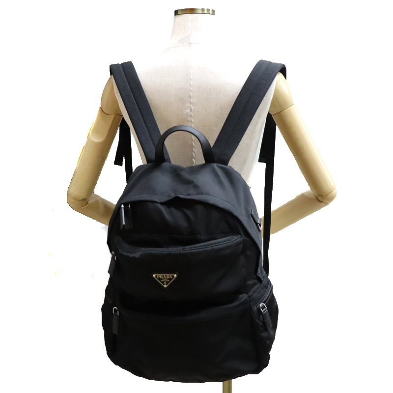 極美品 プラダ 2VZ025 バックパック 三角ロゴ ナイロン NERO 黒 楽天市場】プラダ PRADA 2VZ025 バックパック テスート ナイロン