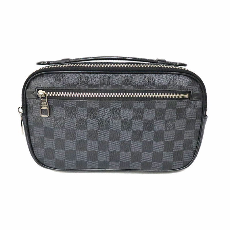 直販正規品 LOUIS VUITTON ボディバッグ グレー キャンバス 【公式通販】