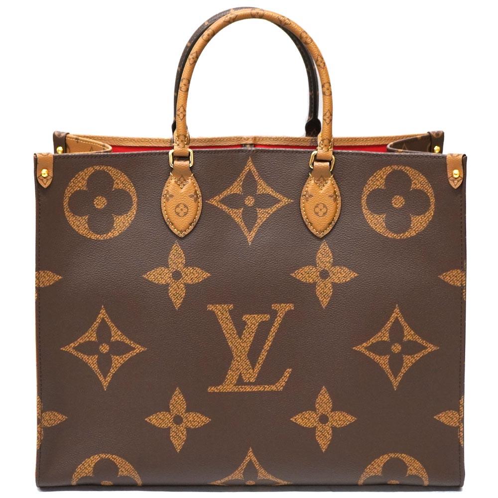 LOUIS VUITTON【ルイ・ヴィトン】M44576 オンザゴーGM ハンドバッグ ショルダーバッグ モノグラム・ジャイアント ビッグロゴ リバース  2WAY 鞄 かばん レディース メンズ【中古】USED-9 質屋かんてい局北名古屋店 n23-132
