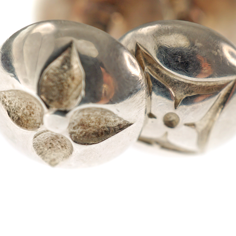 ⚪︎LOUIS VUITTON ダミエ カフス カフリンクス シルバー 925 LOUIS