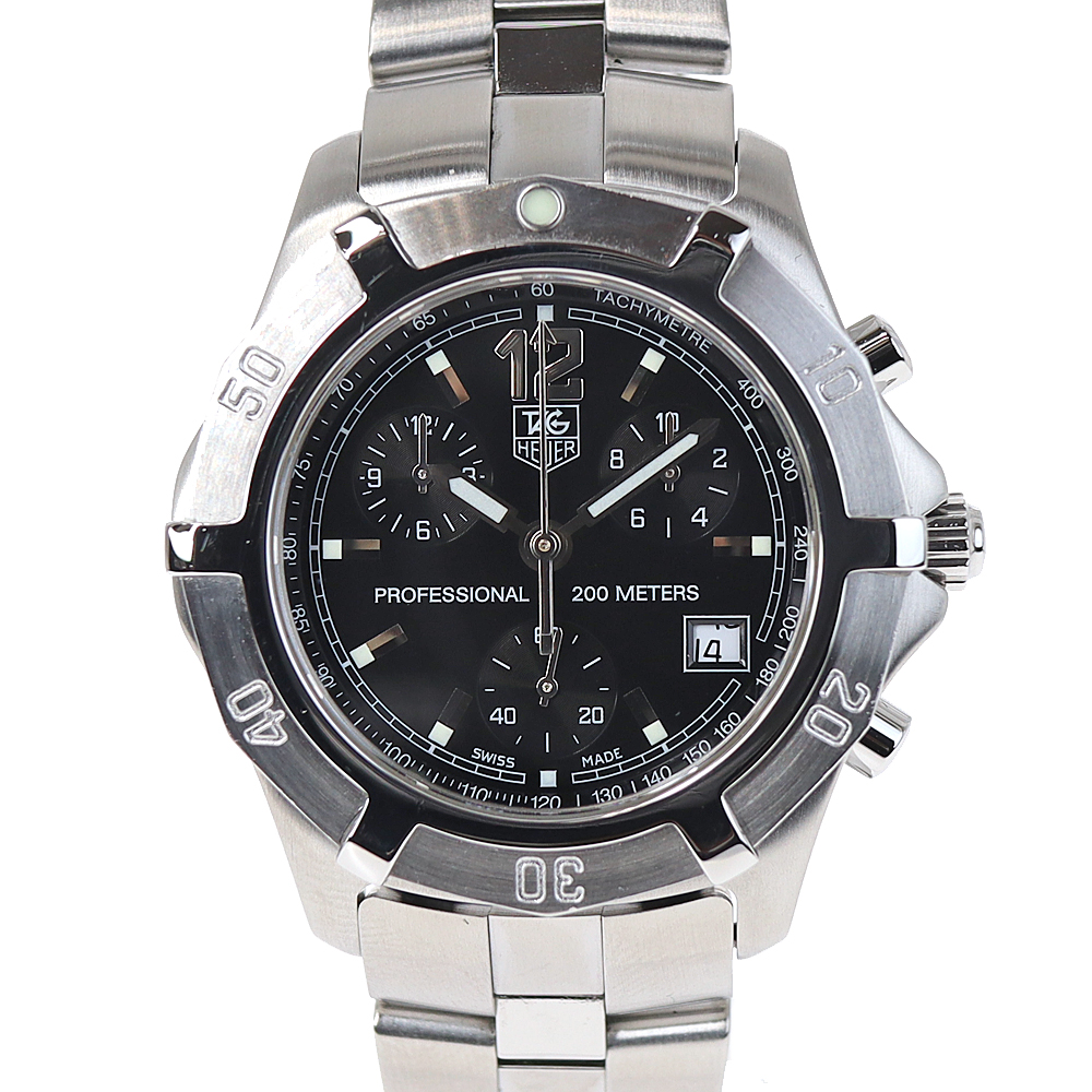 タグホイヤー Tagheuer CN1110.BA0337 エクスクルーシブ2000 ブラック【中古】