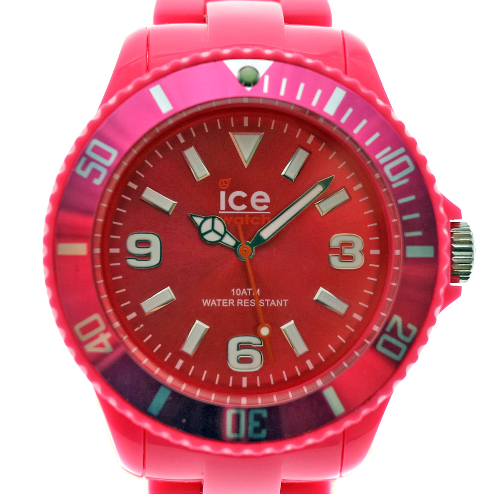ICE WATCH【アイスウォッチ】 クォーツ 腕時計 レディース 軽量 電池式 ピンク 【中古】USED-6 質屋かんてい局小牧店 c21-124