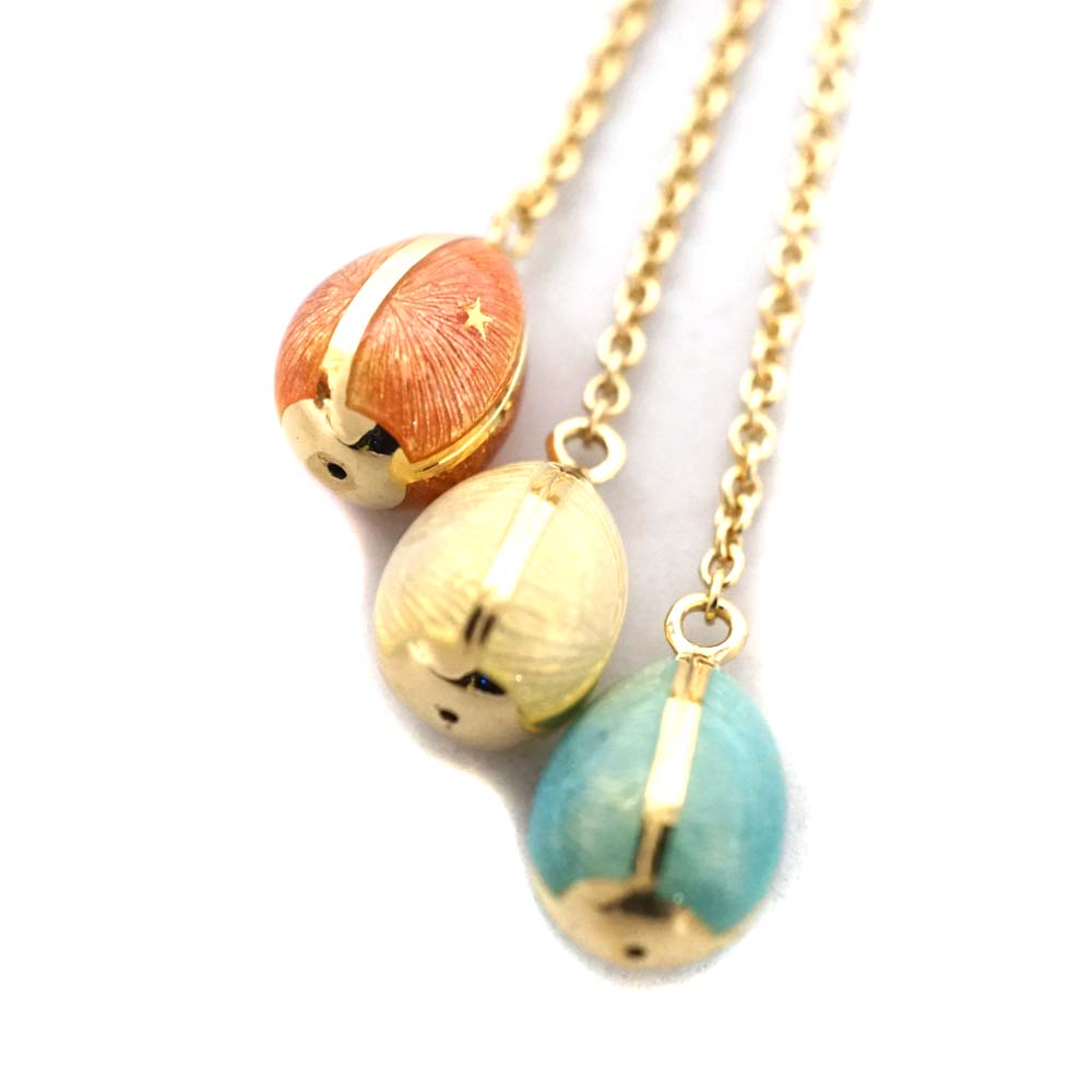 181564円 ファベルジェ エッグ チャーム ネックレス 18Kt (K18YG