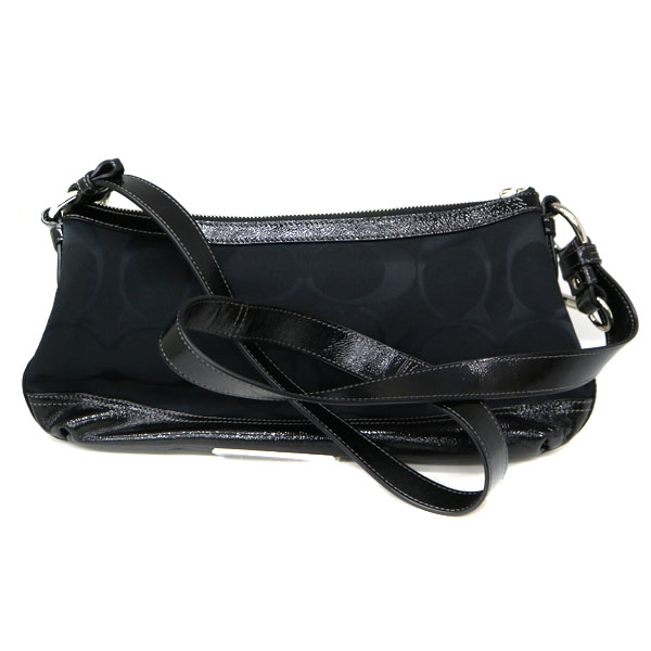 Coach F19731 Park Signature Demi 肩掛け黒
