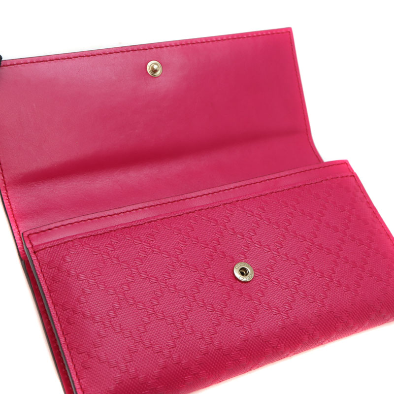 GUCCIのピンクの長財布 GUCCI グッチ 長財布 レディース ピンク 456117 CAO2G 5744