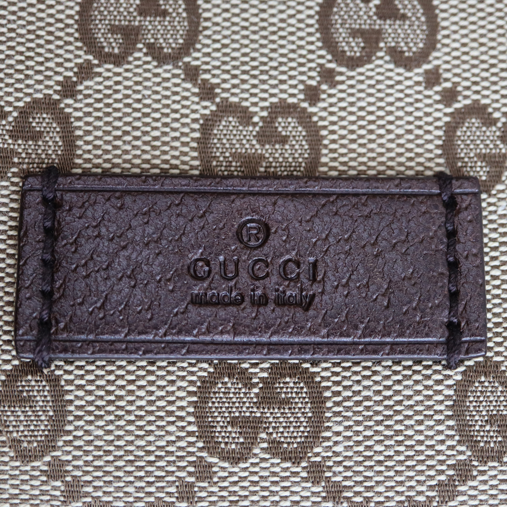 希少　最終価格　美品　GUCCI グッチ　黒　キャンバス　二つ折り　ベージュ 質屋かんてい局オンラインショップ / 茜部店 グッチ GUCCI