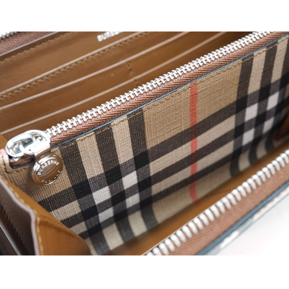BURBERRY　長財布　　美品 バーバリー 長財布 メンズ ブラック BURBERRY 8089510 A1189