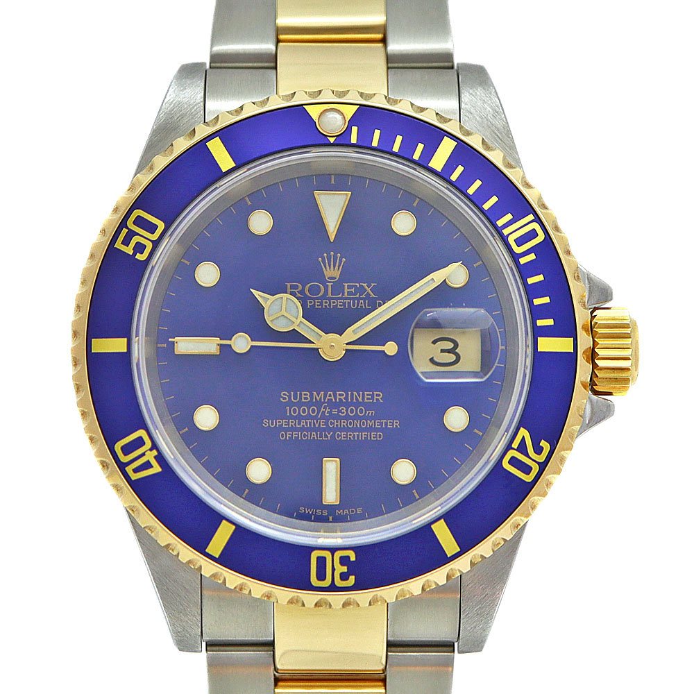 ロレックス Rolex 16613 サブマリーナーデイト ブルー【中古】
