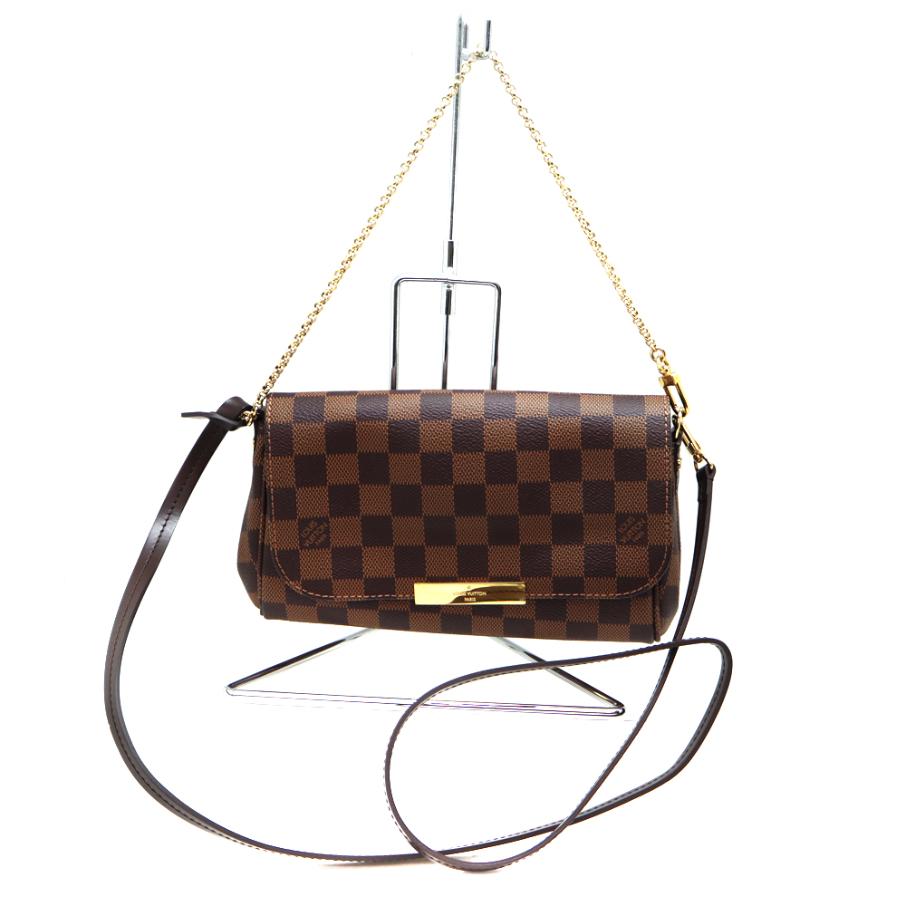 ルイヴィトン Louis Vuitton N41129 フェイボリットMM ダミエ ブラウン【中古】