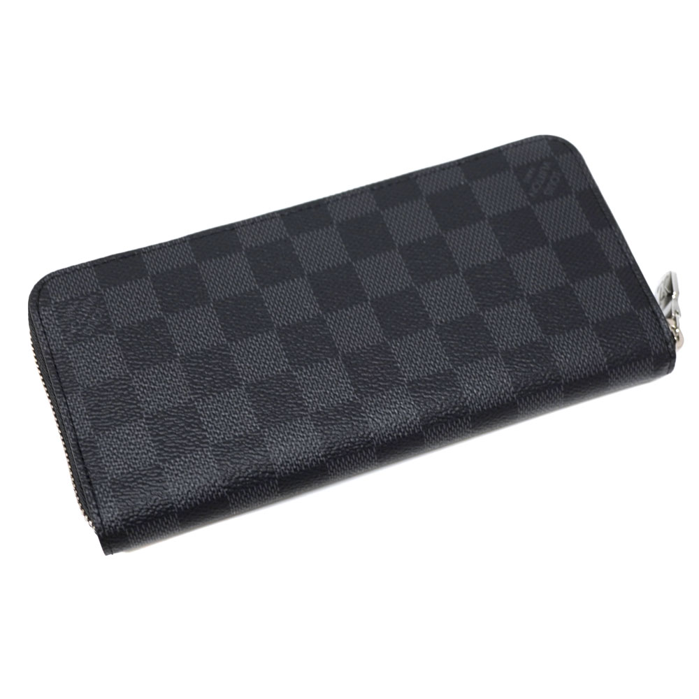 ルイヴィトン Louisvuitton N00056 ジッピーウォレット ホリゾンタル ブラック 【中古】