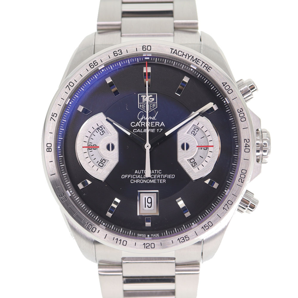 タグホイヤー TagHeuer CAV511A.BA0902 グランドカレラ クロノグラフ ブラック【中古】