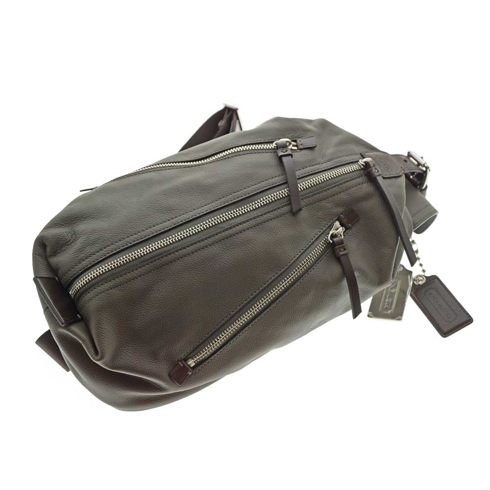 60 COACH コーチ　レザー　ボディーバッグ COACH（コーチ） ボディバッグ メンズ レディース レザー レーサー