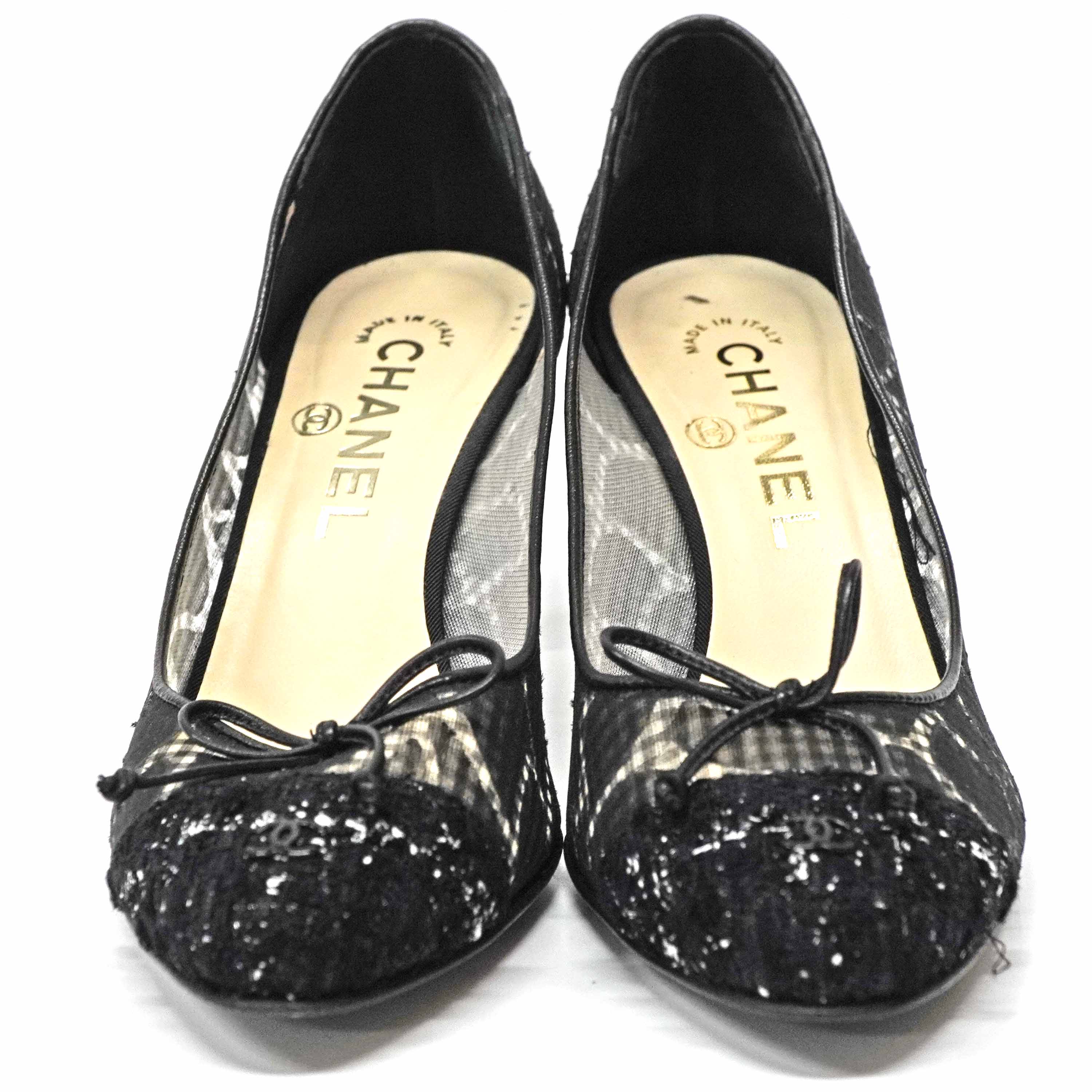 シャネル Chanel カメリアレース パンプス 36(約23.0cm）靴 【中古】 レディース靴 - nachi.com.mx