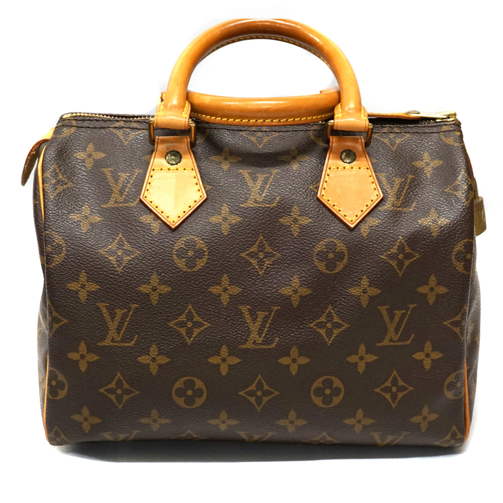 質屋かんてい局オンラインショップ / LOUIS VUITTON【ルイ・ヴィトン】M41528 スピーディ25 モノグラムキャンバス ブラウン  ハンドバッグ ボストンバッグ レディース 定番人気【中古】USED-6 質屋 かんてい局北名古屋店 n22-604