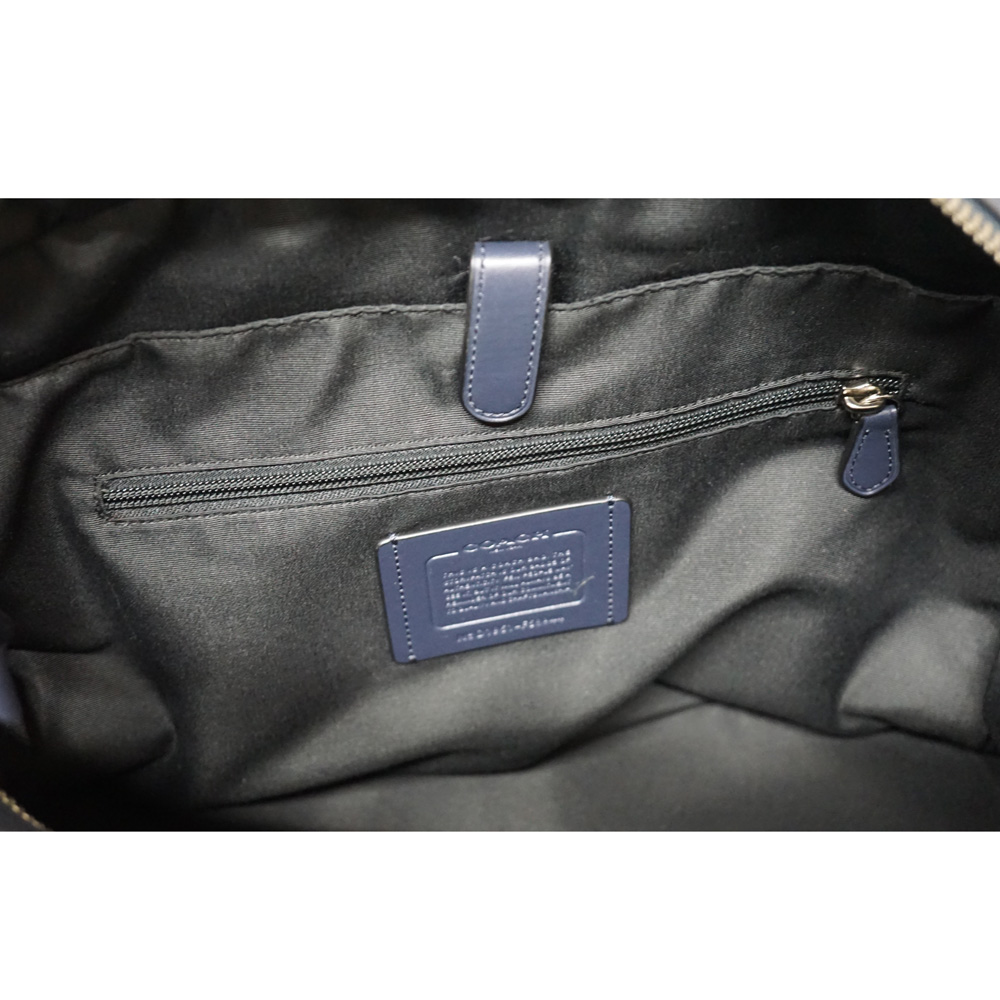 COACH コーチ ビジネスバッグ F68944 濃紺2WAY 極美ベルト付 COACH（コーチ） 国内発送 バッグ メンズ トートバッグ レザー