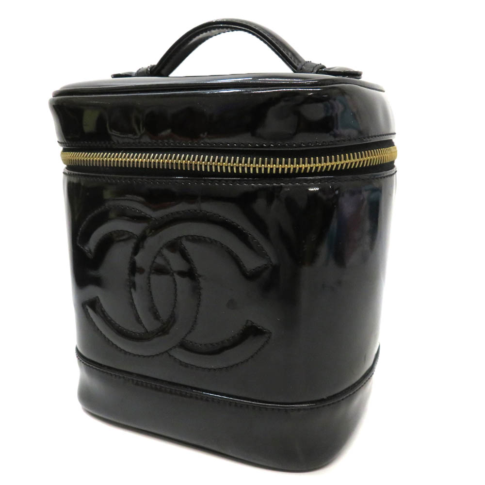 シャネル Chanel A01998 バニティバッグ パテントレザー 【中古】