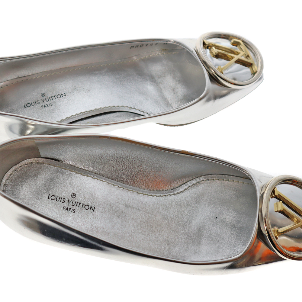 【美品】ルイヴィトン　マドレーヌ・ライン　パンプス　サークルロゴ　LV ルイヴィトン LOUIS VUITTON LVサークル マドレーヌライン パンプス