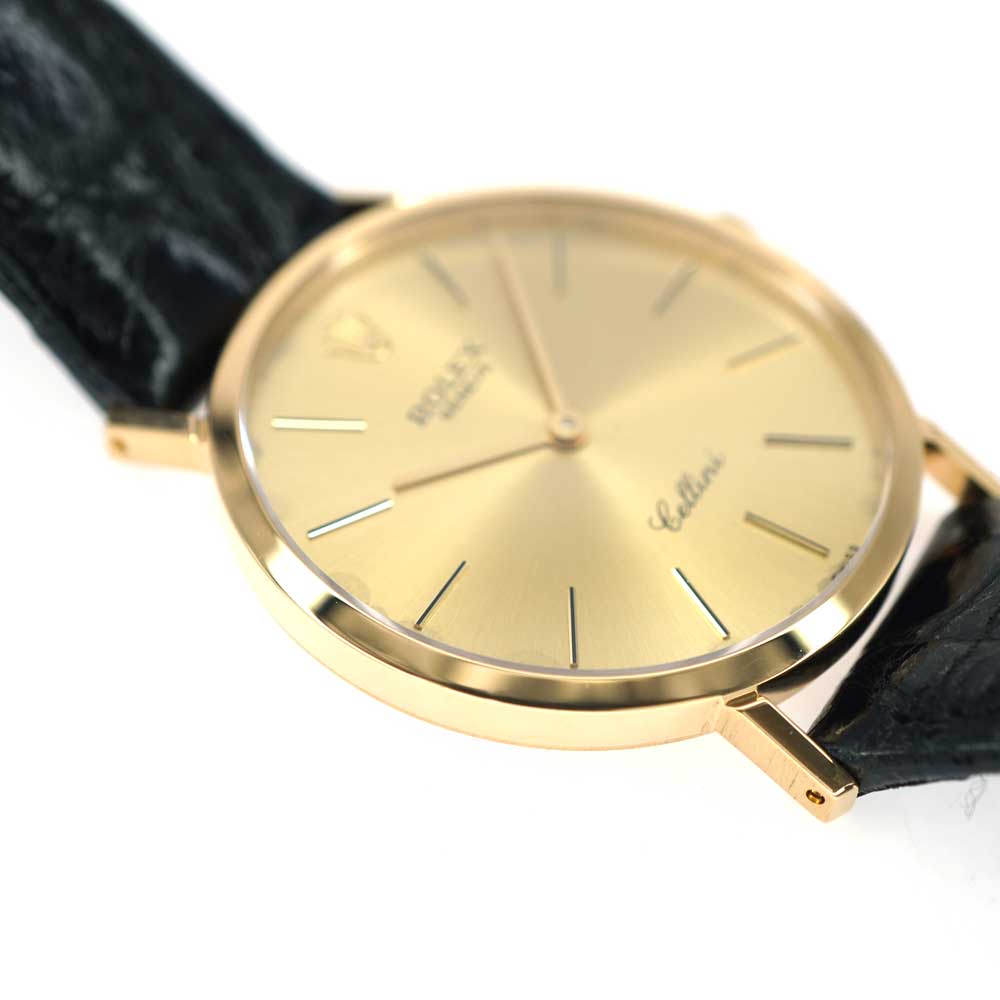 ロレックス ROLEX 4112 チェリーニ K18WG cal.1600 手巻き メンズ 良品