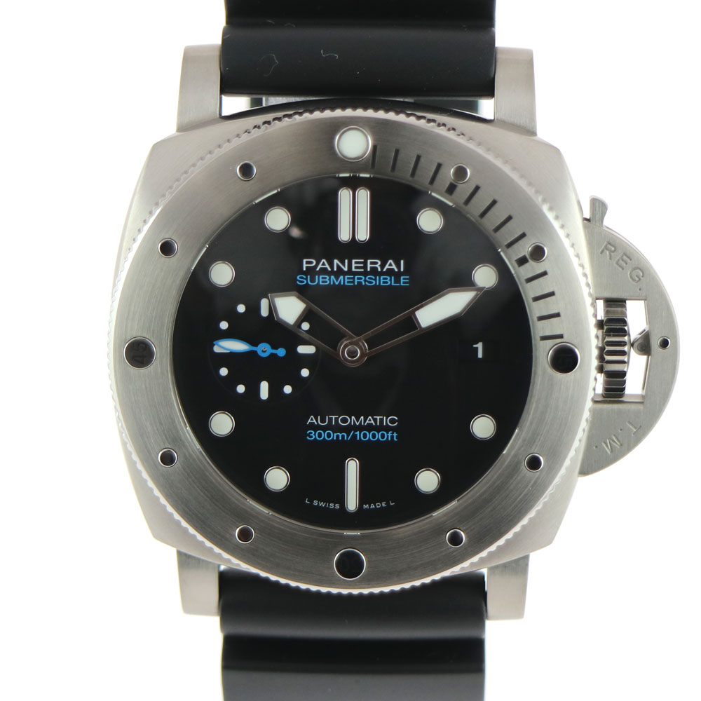O・PANERAI【オフィチーネ・パネライ】 PAM01305 ルミノール・サブマーシブル 腕時計 オートマチック チタン 自動巻き W番 メンテナンス済み 【中古】USED-9 質屋かんてい局小牧店 c21-52