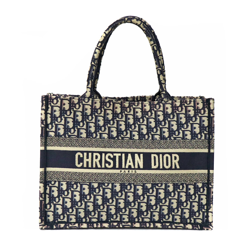 クリスチャンディオール Christian Dior ブックトート ミディアム【中古】