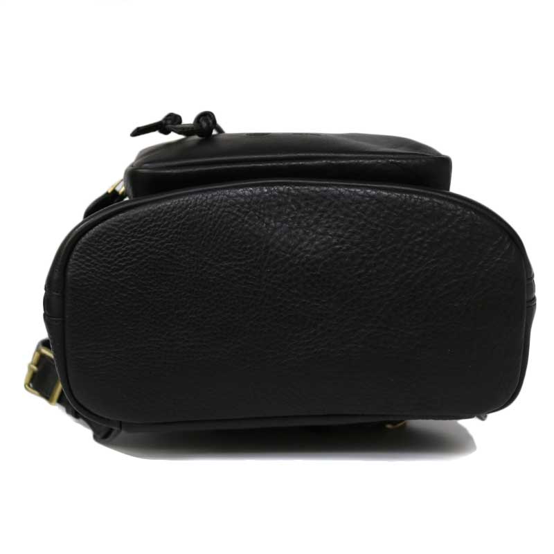 【美品】GANZO ガンゾ 7QS-H リュック バックパック レザー ブラック 美品】GANZO ガンゾ 7QS-H リュック バックパック レザー