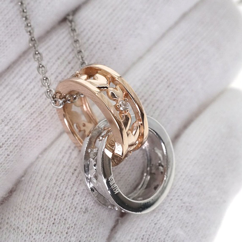 質屋かんてい局オンラインショップ / 細畑店 K18WG ダブルリング
