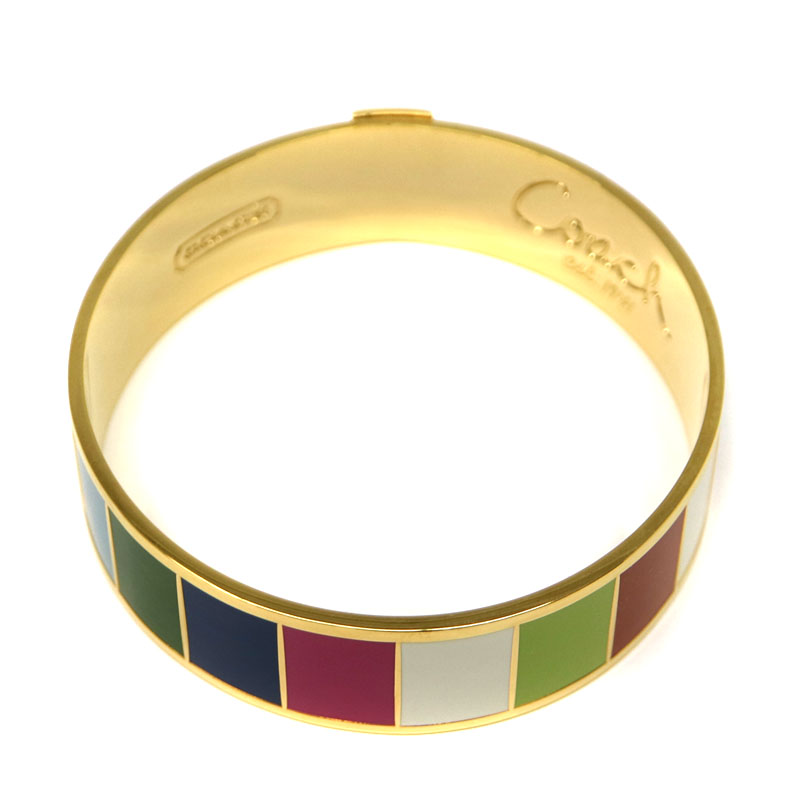 新品未使用品coachバングル COACH コーチ ブレスレット バングル 2連 セット レディース