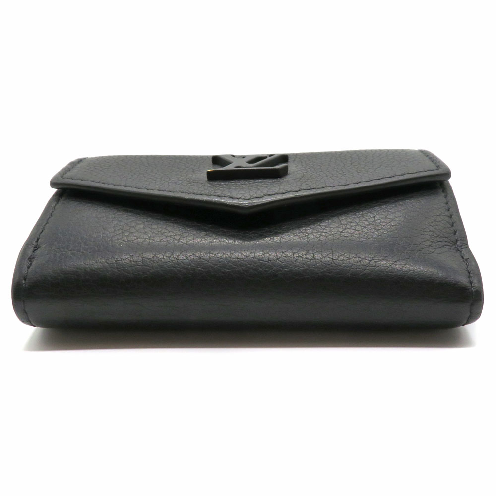 ルイヴィトン ポルトフォイユロックミニ ノワール 三つ折り財布 M68787